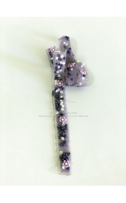 TIRA MICROMANTA LARG 1CM X40CM LILAS