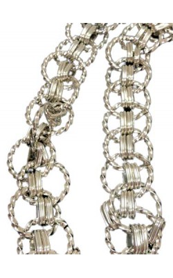 CORRENTE METRADA ALUMINIO TRANCADA 29MM 1,20MT