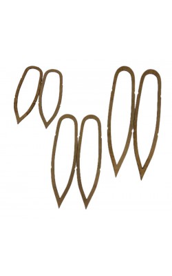 KIT PARA MACRAME PENA COM 3 MOLDE MDF