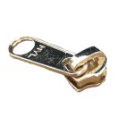 PUXADOR CURSOR PARA ZIPER OURO 10MM