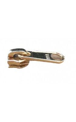 PUXADOR CURSOR PARA ZIPER OURO 7MM