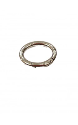 MOSQUETAO ARTICULADO OVAL PRATA