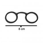 OCULOS PARA AMIGURUMI REDONDO COM 5 UNIDADES
