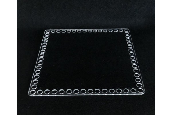 BASE ACRILICA 3MM QUADRADA PARA CROCHE 20X20