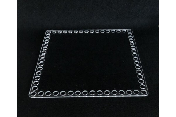 BASE ACRILICA 3MM QUADRADA PARA CROCHE 20X20