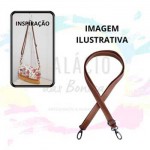 ALCA TRANSVERSAL NIQUELADO COM REGULADOR 3X130CM PRETO