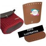KIT ABA COM FUNDO MINI NIQUEL PRETO 