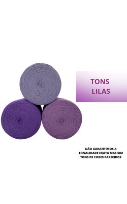 FIO DE MALHA RESIDUAL FIORESCER 1KG TONS DE LILAS