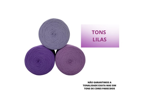 FIO DE MALHA RESIDUAL FIORESCER 1KG TONS DE LILAS