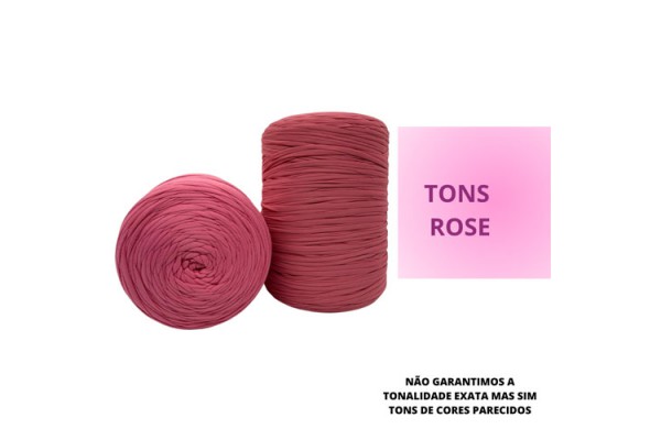 FIO DE POLIAMIDA FIORESCER 1KG TONS DE ROSE