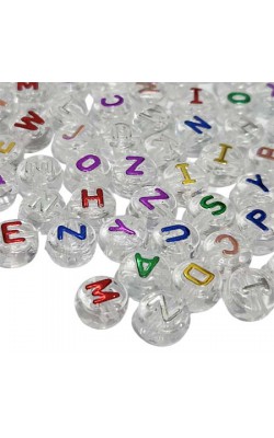 ENTREMEIO LETRAS TRANSPARENTES SORTIDAS 10GR