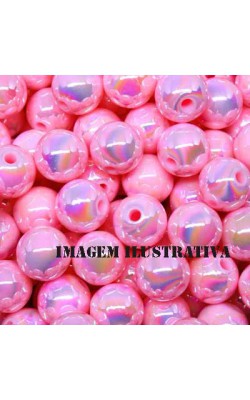 PEROLA DE PLASTICO 8MM ROSA 20GR