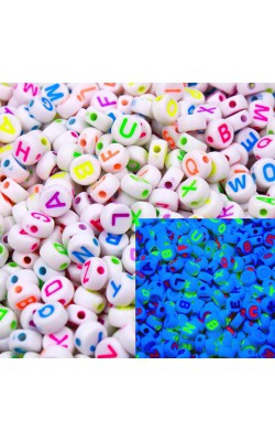 ENTREMEIO LETRAS COLORIDAS NEON COM 20GR