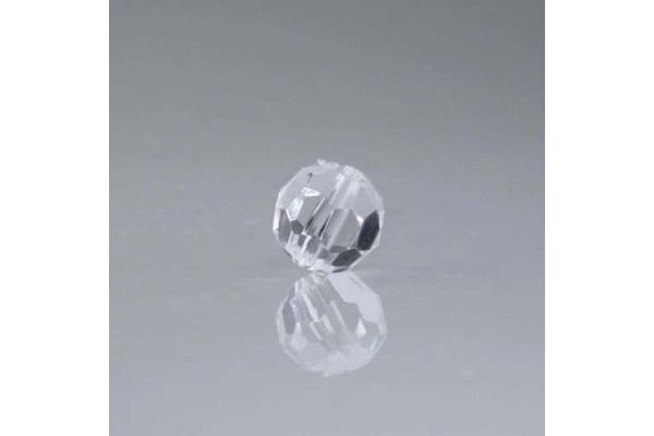 BOLA DE CRISTAL ACRILICO TRANSPARENTE 6MM COM 20 GR