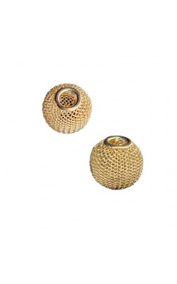 PASSADOR REDONDO TRABALHADO 16MM DOURADO COM 4 PECAS