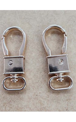 MOSQUETAO CADEADO DOURADO 2 PECAS