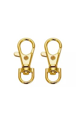 MOSQUETAO CHAVEIRO DOURADO 2 PC 38X17MM