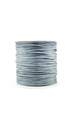 CORDAO RABO DE RATO 1MM CINZA CLARO 5MT