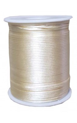 CORDAO RABO DE RATO 1MM BEGE 5MT