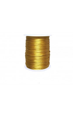CORDAO RABO DE RATO 1MM DOURADO 5MT