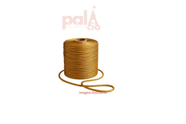 FIO NAUTICO MALHAFIO 5MM 500G DOURADO