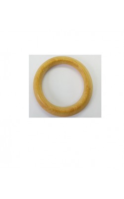 ARGOLA DE MADEIRA 6.8CM COM 100 UNIDADES