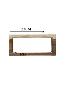 ALCA DE MADEIRA PAR 23X11CM