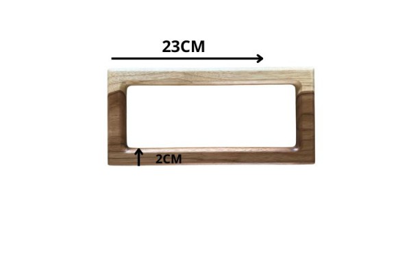ALCA DE MADEIRA PAR 23X11CM