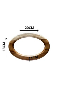 ALCA DE MADEIRA PAR 20X13CM