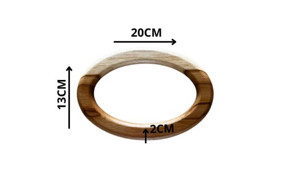 ALCA DE MADEIRA PAR 20X13CM