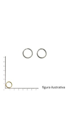 ARGOLA PARA MONTAGEM NIQUEL 12.7MM 10G
