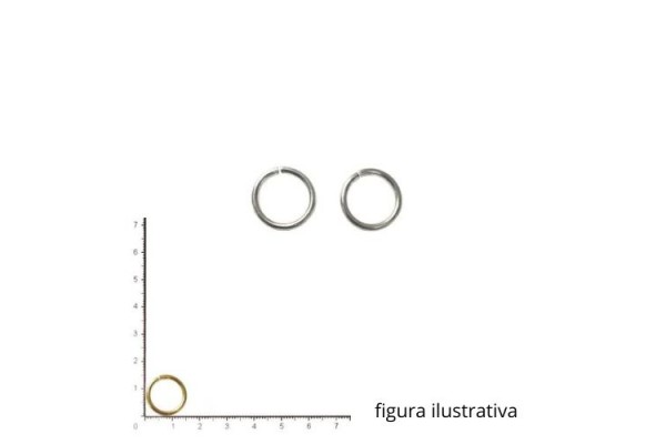 ARGOLA PARA MONTAGEM NIQUEL 12.7MM 10G