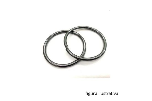 ARGOLA PARA MONTAGEM 32MM GRAFITE 02 PECAS