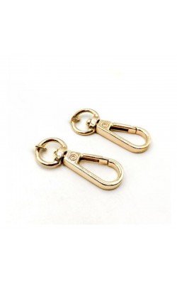 MOSQUETAO MINI DOURADO 4X1CM 2 PCS