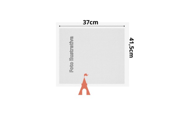 TELA PLASTICA 41,5X37 CM PARA BOLSA
