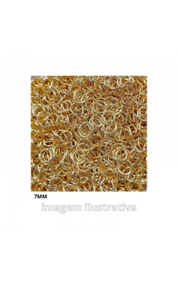 ARGOLA DE FERRO 7MM COM 30G DOURADA