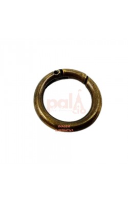 ARGOLA ARTICULADA OURO VELHO 3,0CM COM 2 PC
