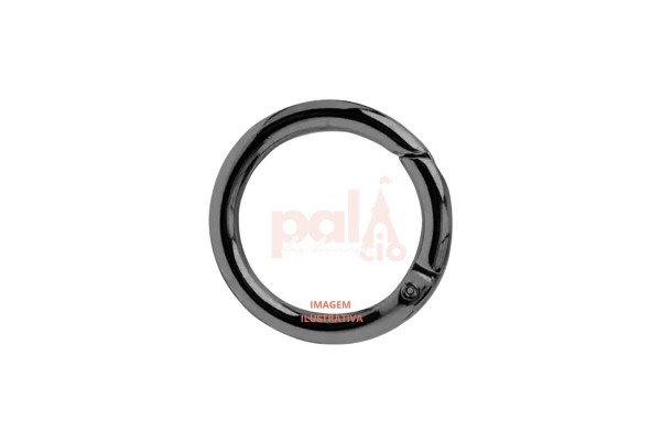 ARGOLA ARTICULADA GRAFITE 2.0CM COM 2 PC