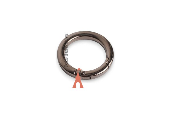 ARGOLA ARTICULADA 2 PC 27MM GRAFITE