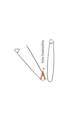 AGULHA DE GANCHO 14CM COM 3 PC