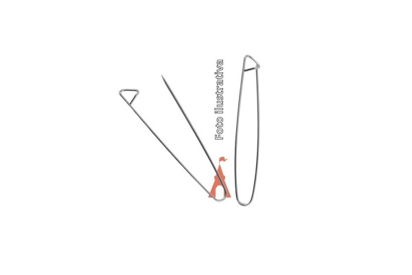 AGULHA DE GANCHO 14CM COM 12 PC