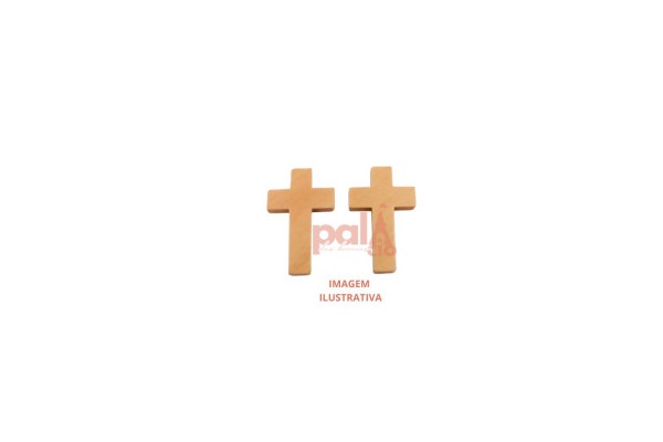CRUZ EM MADEIRA 40X22MM 5PC