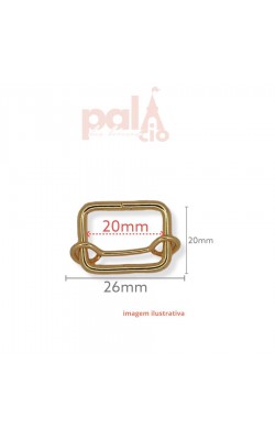REGULADOR 20MM DOURADO C/ 2PC