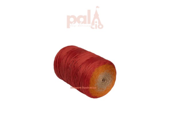 CORDAO MULTICROMIA 5MM 600G 300MT SAVANA DOURADA
