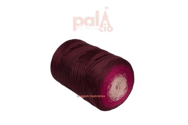 CORDAO MULTICROMIA 5MM 600G 300MT FLORES NOTURNA