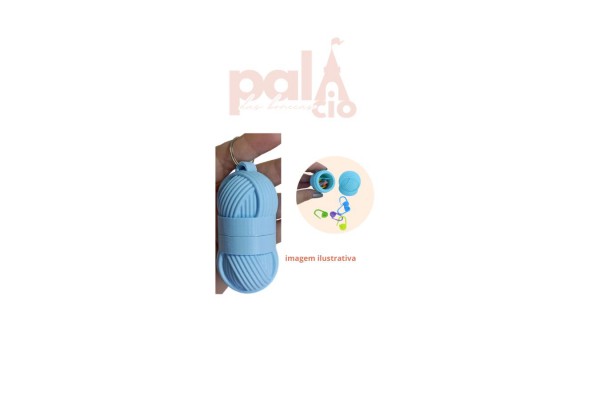 PORTA MARCADOR DE PONTO NOVELO AZUL CEU