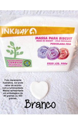 MASSA PARA BISCUIT 900G INKWAY BRANCO