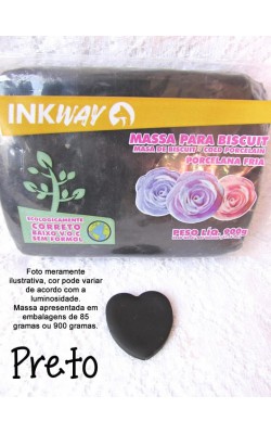 MASSA PARA BISCUIT 85G INKWAY PRETO