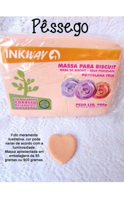 MASSA PARA BISCUIT 85G INKWAY PESSEGO