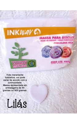 MASSA PARA BISCUIT 85G INKWAY LILAS